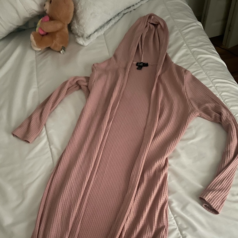 Long sleeve with hoodie sweater